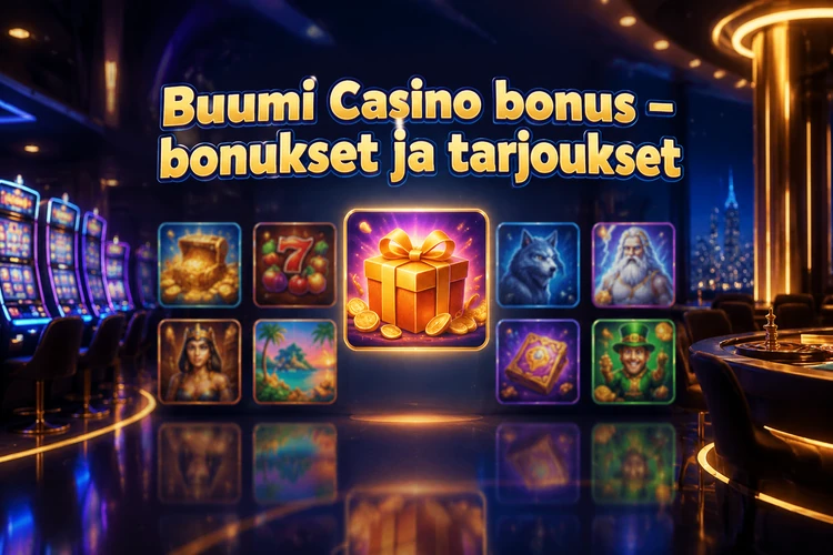 Buumi Casino bonus - bonukset ja tarjoukset