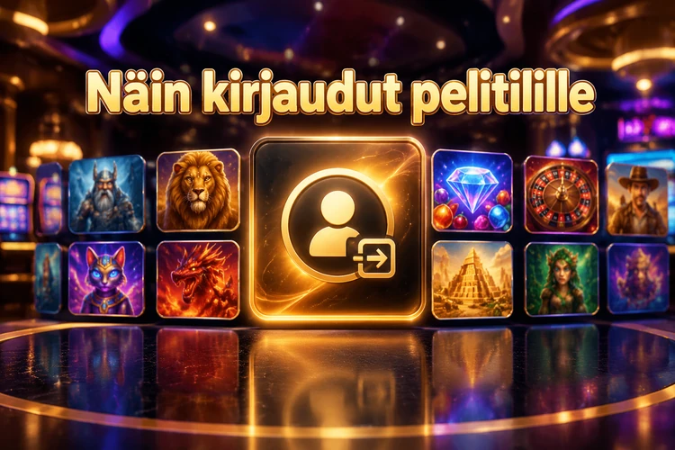 Näin kirjaudut pelitilille