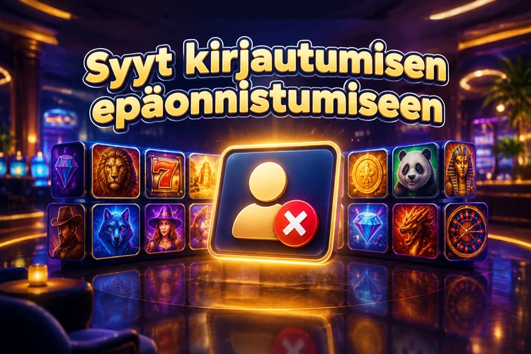 Syyt kirjautumisen epäonnistumiseen