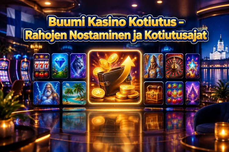 Buumi Kasino Kotiutus - Rahojen Nostaminen ja Kotiutusajat